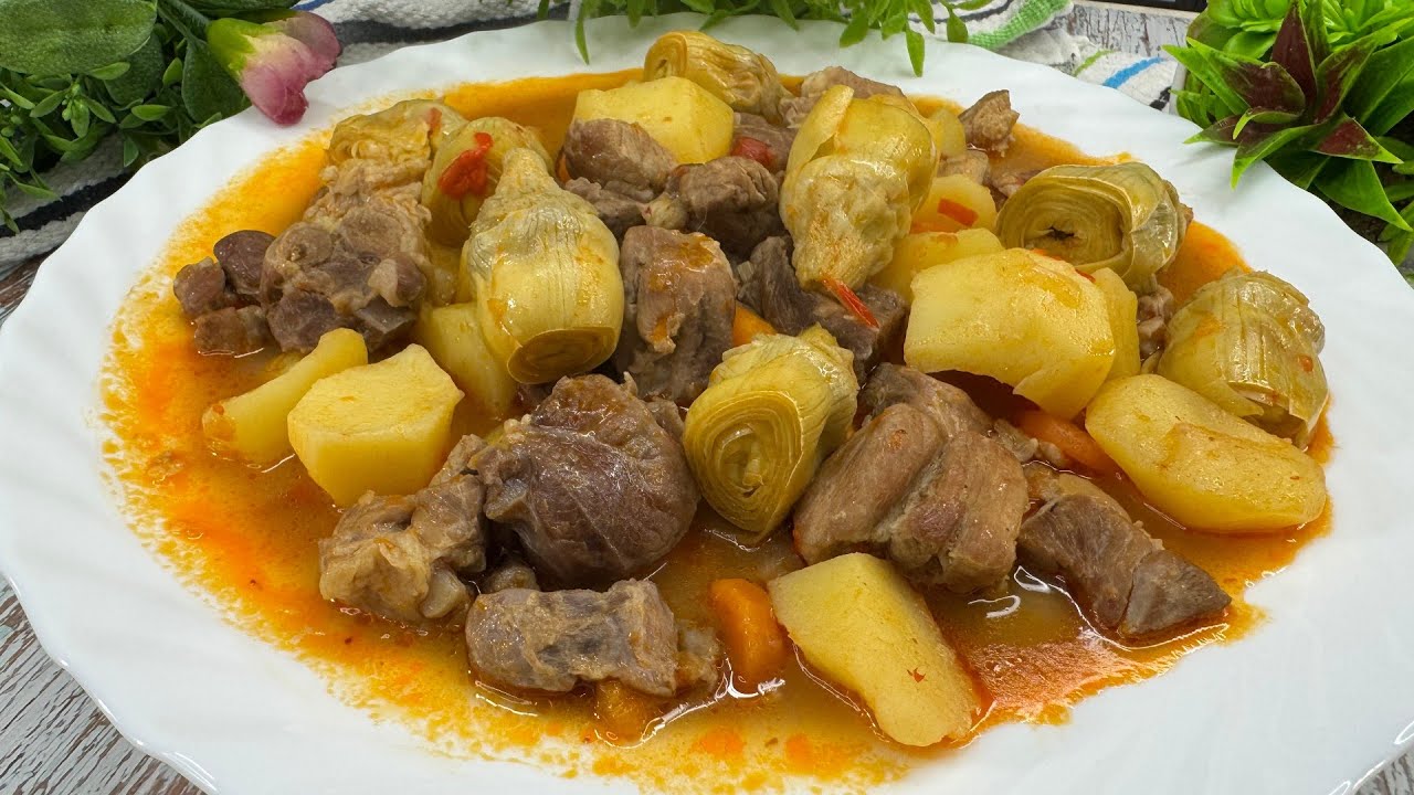 💥GUISO de Patatas con Carne Y ALCACHOFAS!! 🤩 BRUTAL
