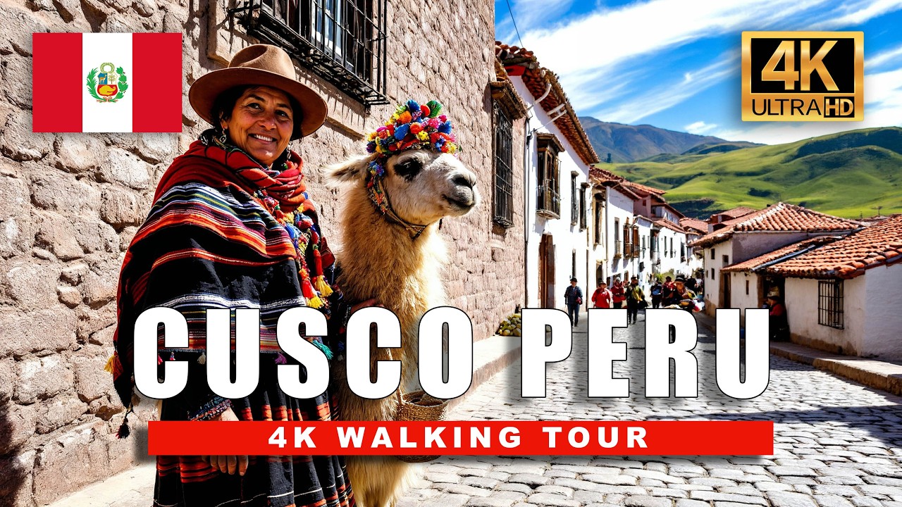 🇵🇪 CUSCO PERU 2025 4K Walking through the Capital of The Inca Empire | Cusco Walking City Tour