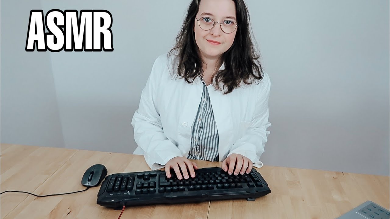 ASMR - KLINISCHEN FRAGEBOGEN ausfüllen ROLEPLAY - german/deutsch