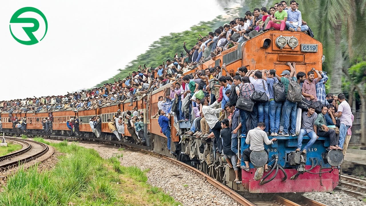 Most Dangerous Roads And Railway Tracks In The World - Part 5