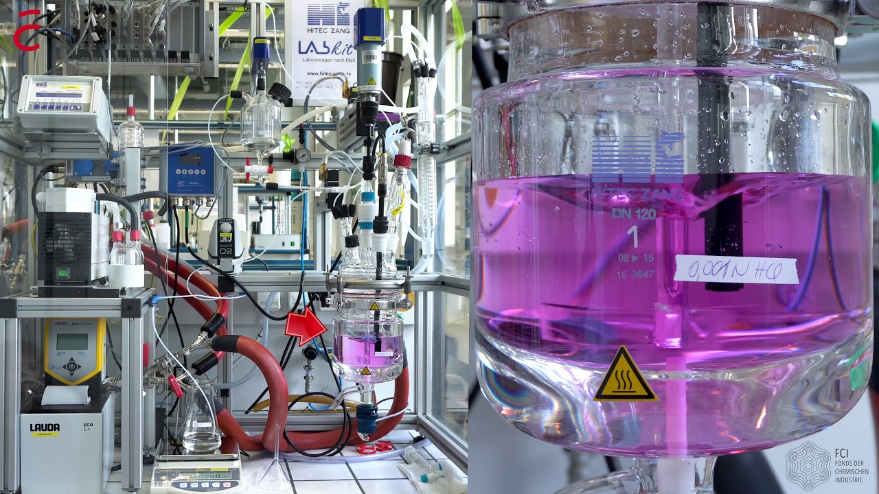 Einblick Verfahrenstechnik: Erläuterungen zur Syntheseanlage | Hochschule Anhalt