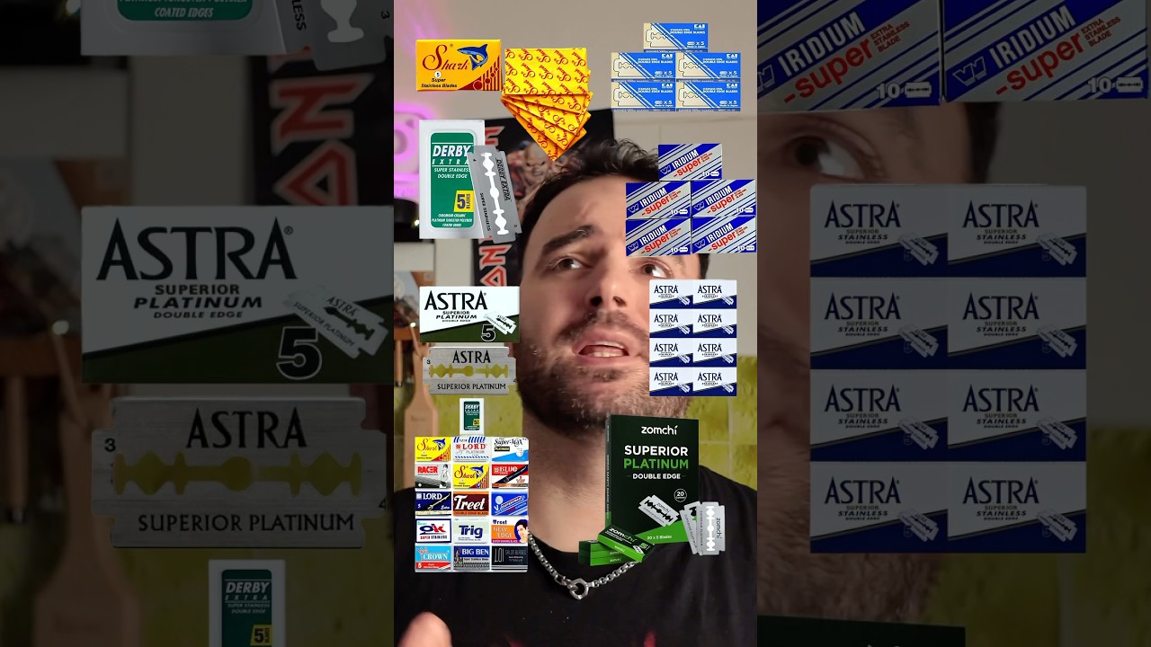 LA MIA TOP 10 di LAMETTE per BARBA | RASATURA TRADIZIONALE 