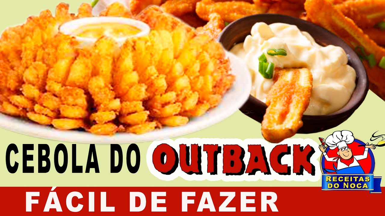 COMO FAZER CEBOLA DO OUTBACK + MOLHO (BLOOMING ONION | BIG ONION)