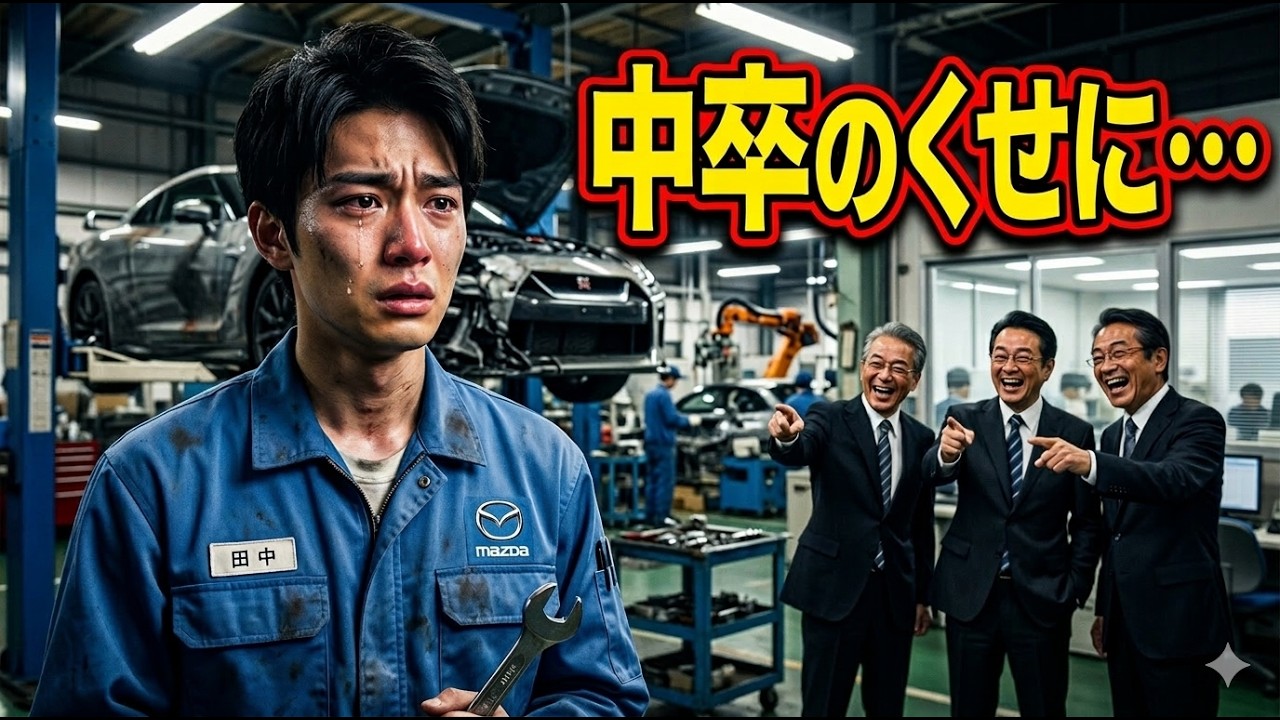 「中卒のくせに」と笑われた整備工。しかし事故車の一本のボルトで役員が警察に連れていかれた。【感動する話】