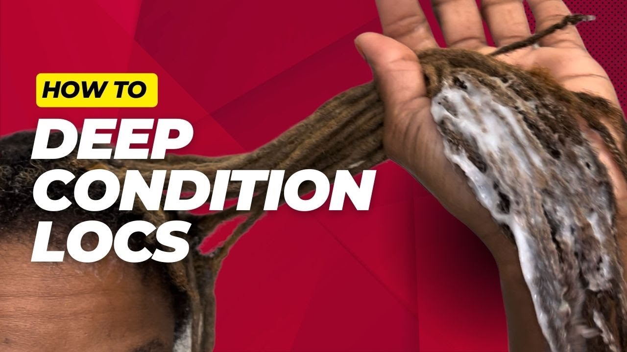 #41 |  HOW TO DEEP CONDITION LOCS  | + HOT OIL TREATMENT | 4c Fine / Thin Hair | Colored Locd