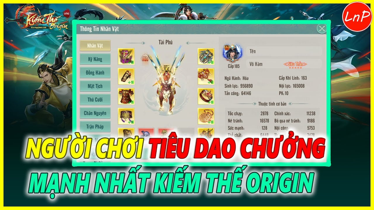 KIẾM THẾ ORIGIN - NGƯỜI CHƠI TIÊU DAO CHƯỞNG MẠNH NHẤT KIẾM THẾ ORIGIN