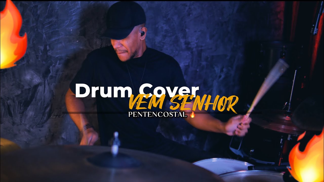 VEM SENHOR 🔥- Drum Cover - Versão Sarah Evelyn | Stella Laura #drumcover #vemsenhor