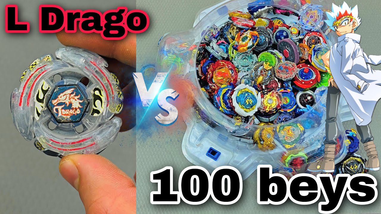 1 Beyblade Vs 100 Beyblade | Dragon Emperor Vs 100 Beyblade Fight