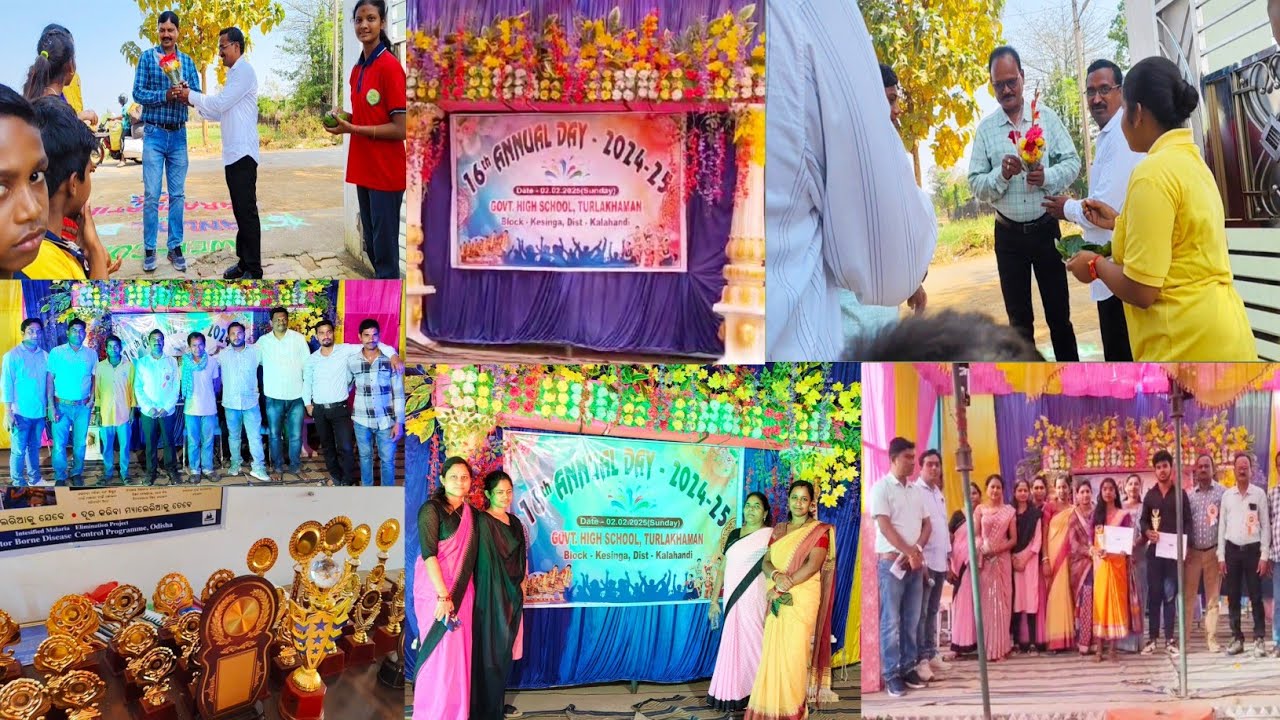 16th Annual Function in Govt High school Turlakhaman,Kesinga,Kalahandi.@siddhicreation13 