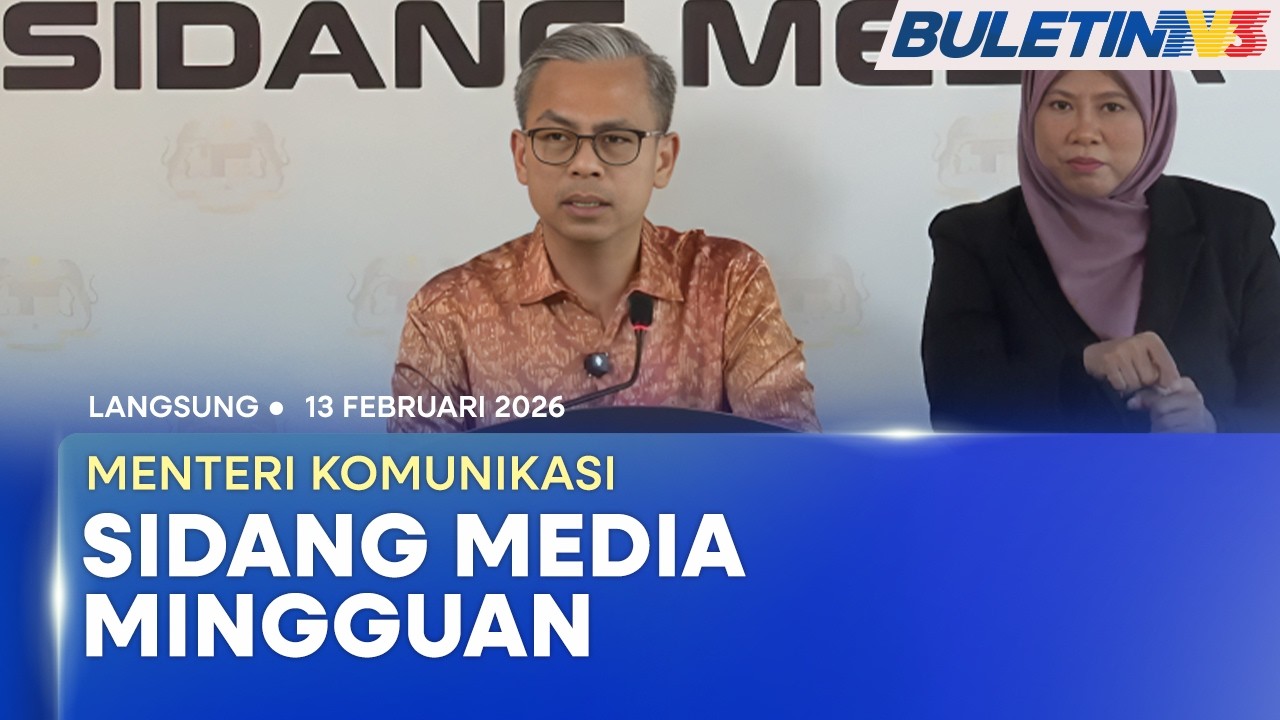 [PENUH] Sidang Media Mingguan Menteri Komunikasi | 13 Februari 2026