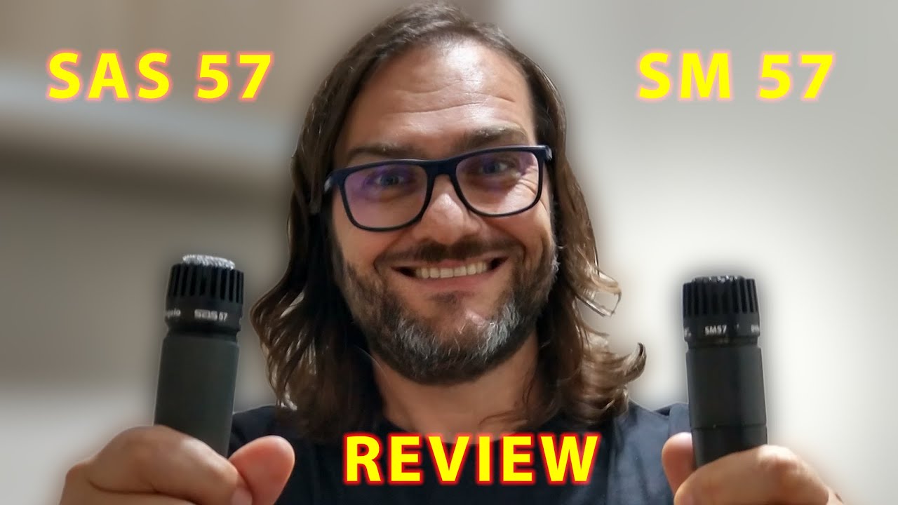 Comparei os microfones SAS 57 de R$ 200,00 e o SM 57 de R$ 1.200,00. Qual foi o melhor?