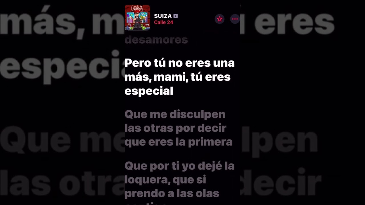 Calle 24-SUISA😍 #parati #todos #viral #m&uacute;sicaviral #amor #shorts #lyrics #calle24 #suiza
