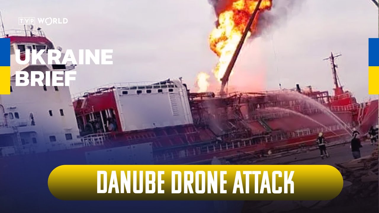 Russian drone hits Turkish LPG tanker on the Danube river port | Ukraine Brief
