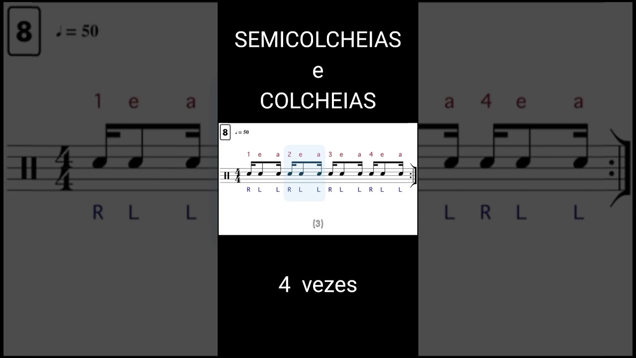 SEMICOLCHEIAS e COLCHEIAS (S&Iacute;NCOPE)