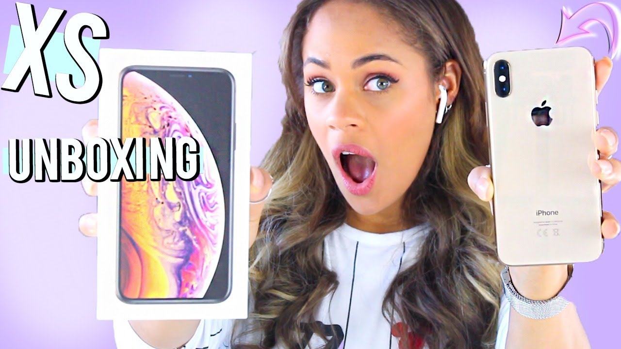 IPHONE XS UNBOXING + ASMR || Denise Anna