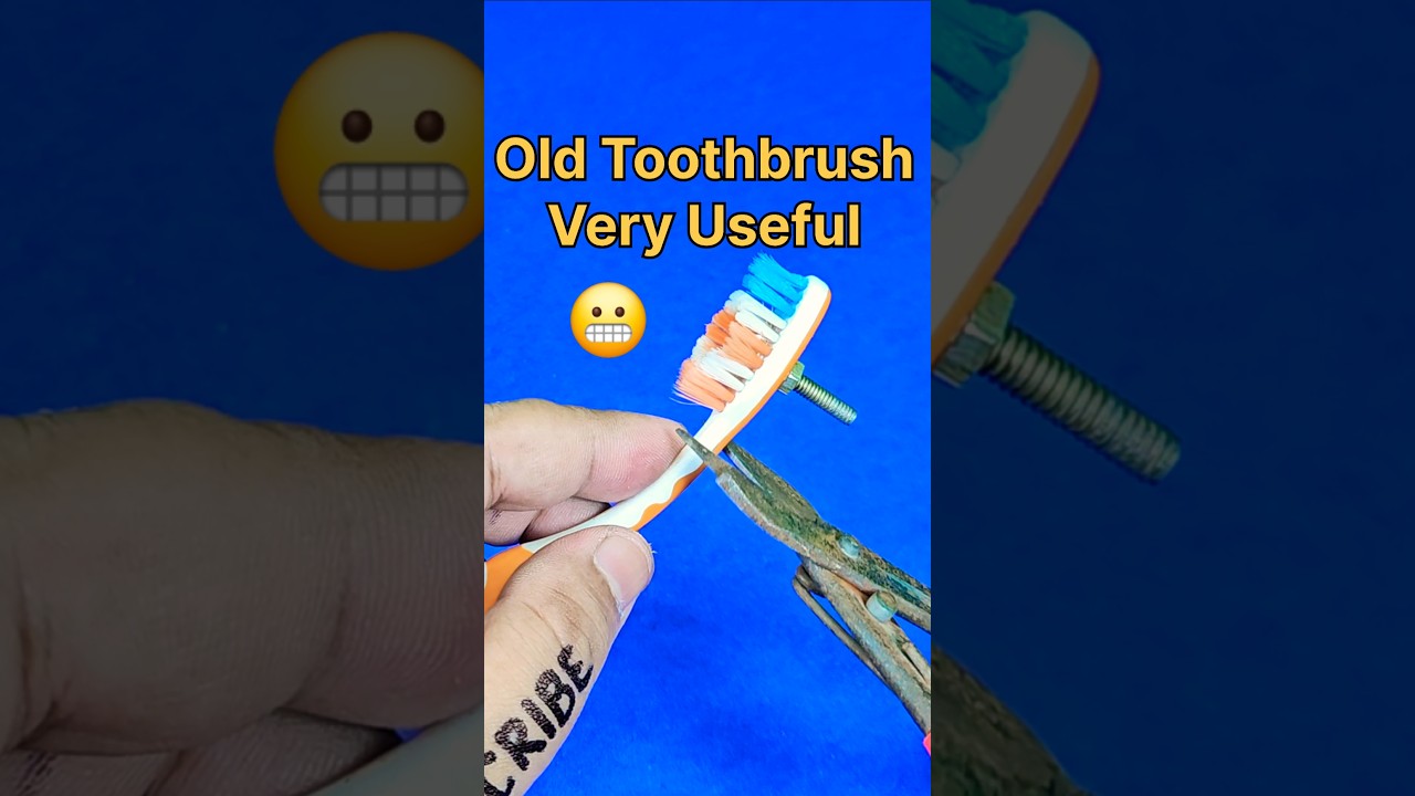 Old Toothbrush Very Useful  😬  Simple Lifehack 