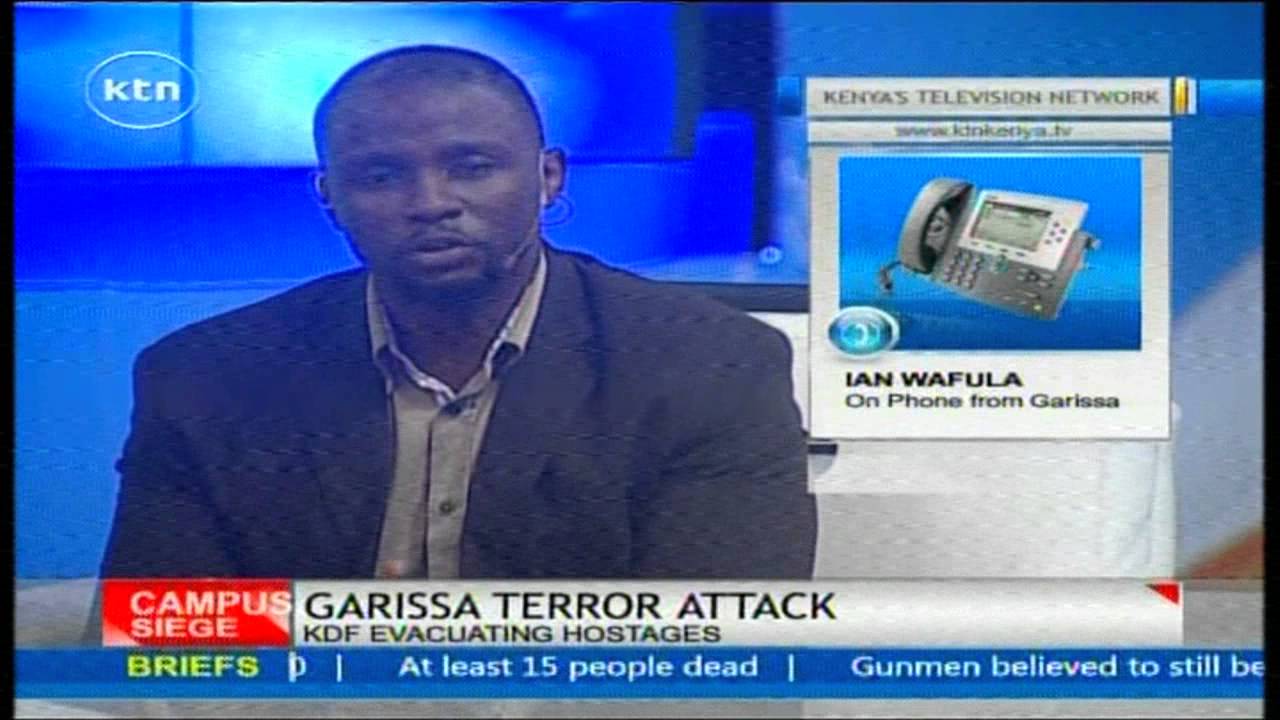 Ian Wafula reporting live from Garissa on 