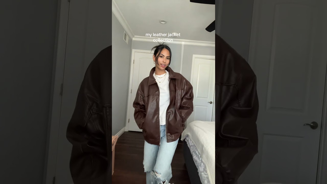 my leather jacket collection! 