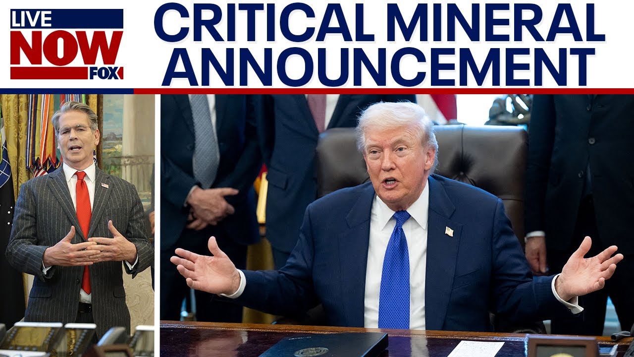 FULL REMARKS: Trump talks critical minerals, takes questions inside Oval Office