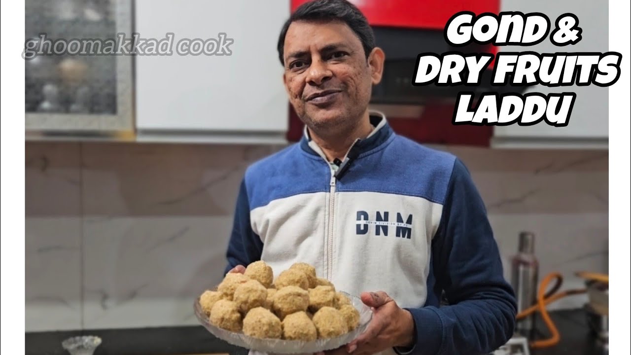 Gond & dry fruits laddu / Gond & dry fruits Pinni recipe 
