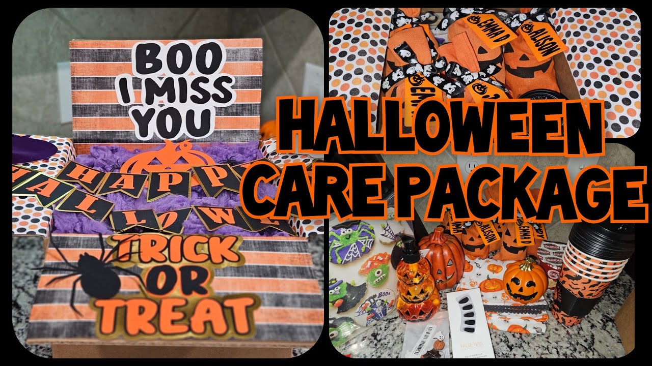 Halloween College Care Package | What's inside the box?