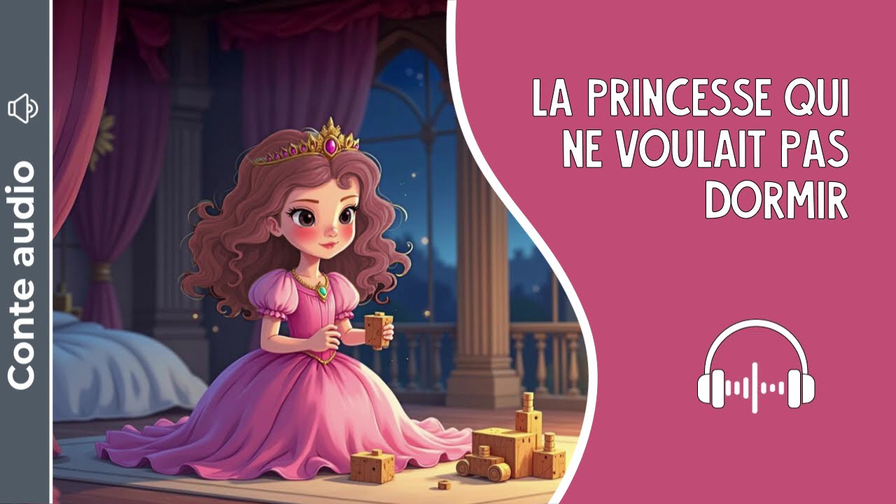 La princesse qui ne voulait pas dormir [Histoire pour enfant à écouter pour s'endormir - 9 min]
