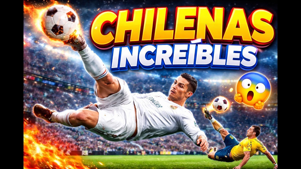 “CHILENAS IMPOSIBLES que hicieron explotar los estadios ⚽🔥”