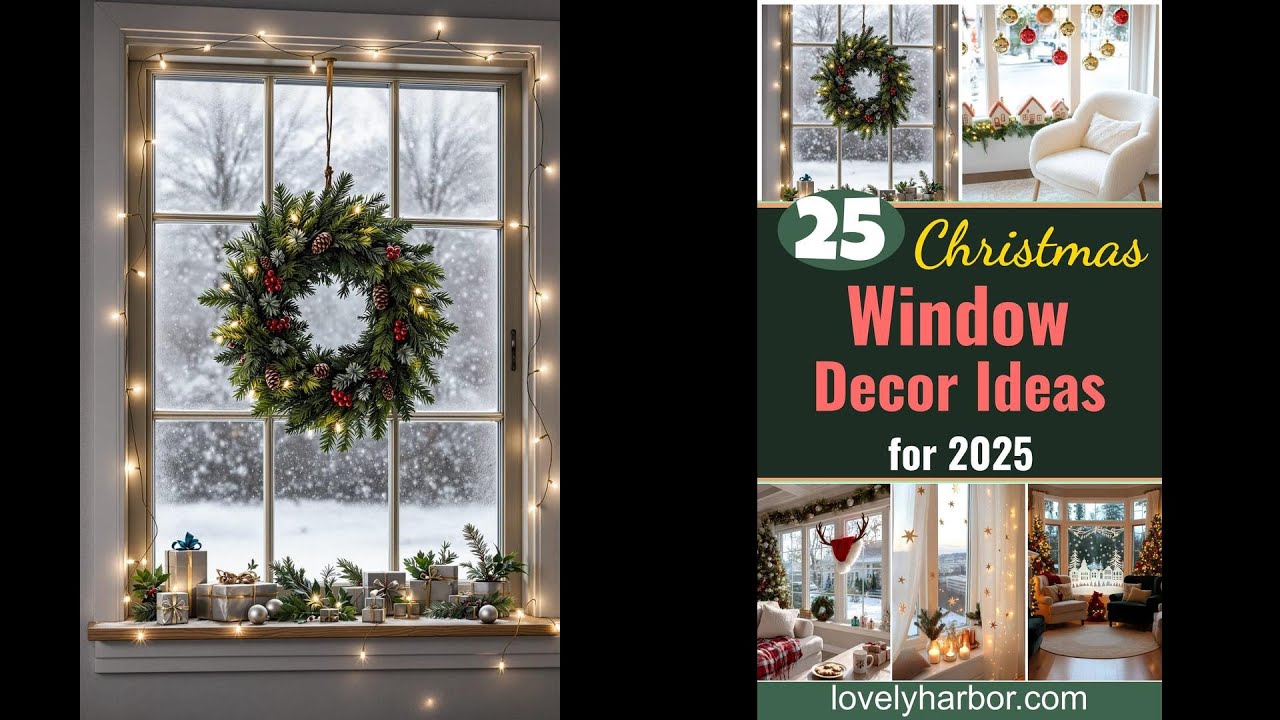 25 Best Christmas Window Decor Ideas to Try This Year