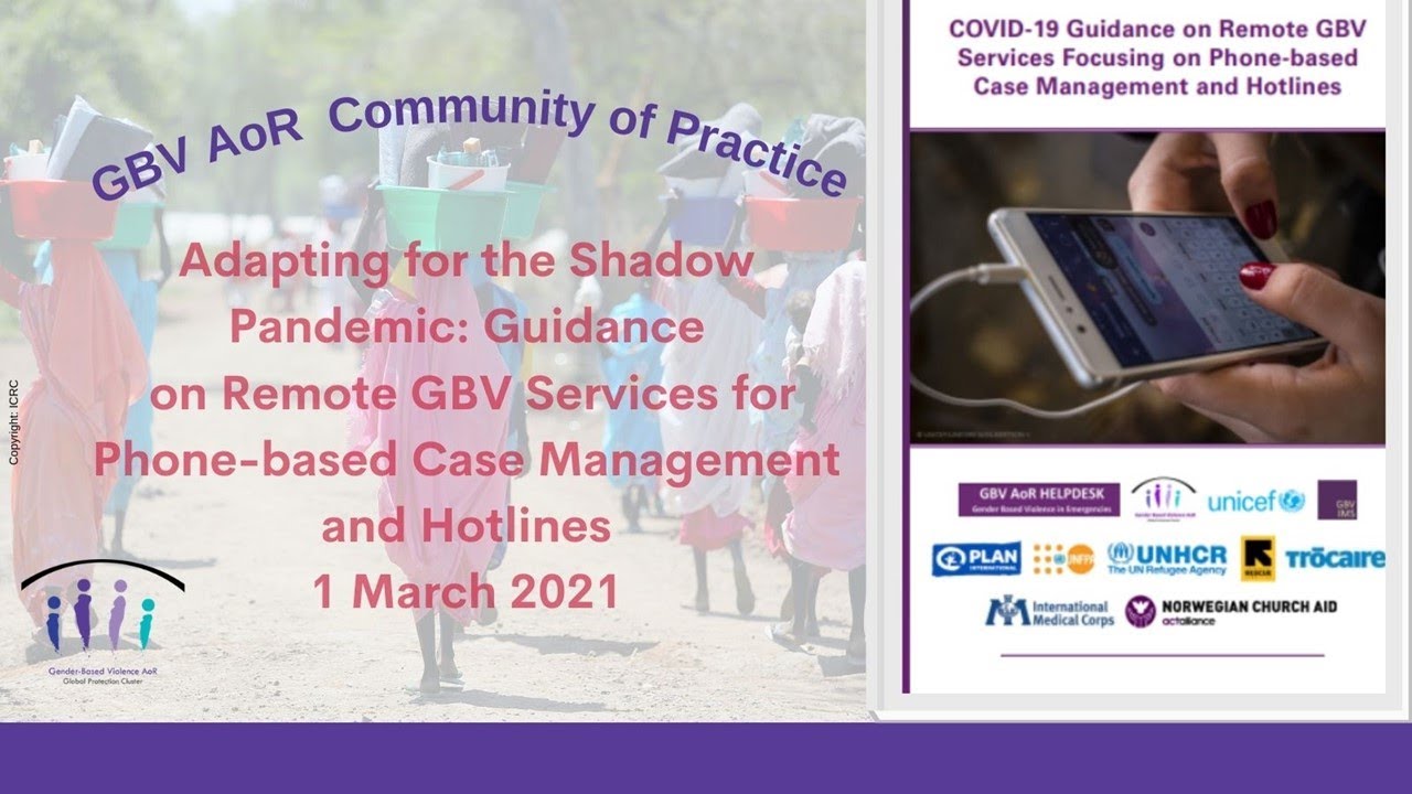 Adapting for the Shadow Pandemic: Guidance on Remote GBV Service forPhone-based Case Manag+ Hotlines
