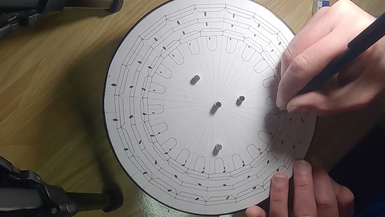 「登る人(１点透視図法)」メイキング動画