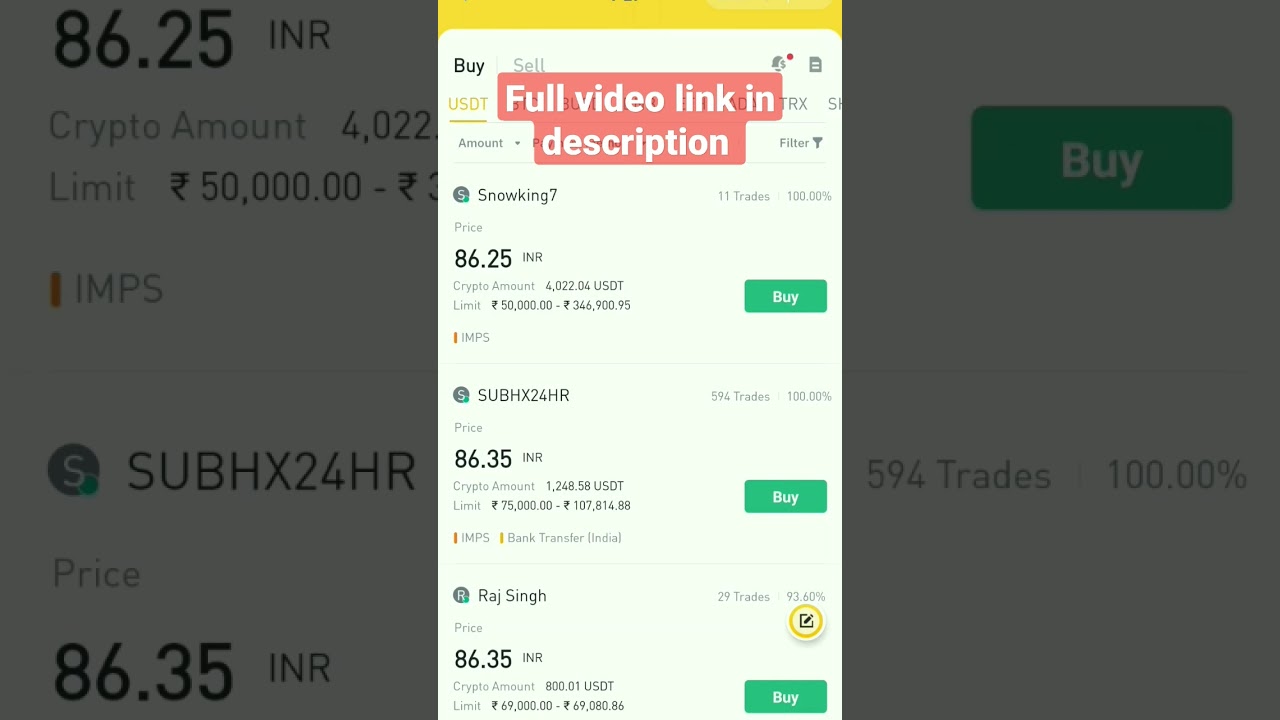 💥🔥 Binance P2P live trading in hindi 🔥 || #binance app live  buy and sell USDT || Smart Kamao 🤑