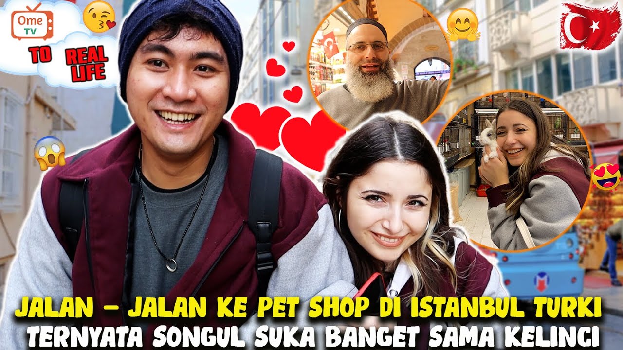 JALAN-JALAN KE PET SHOP DI ISTANBUL TURKI, GEMES LIAT SONGUL MAIN SAMA KELINCI