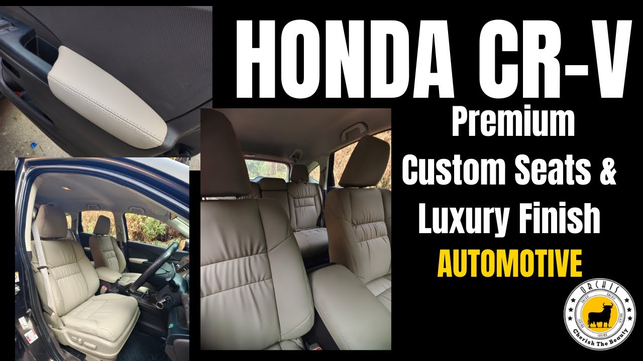 Персонализация салона Honda CR-V Premium | Роскошные чехлы на сиденья и обновление интерьера от O...