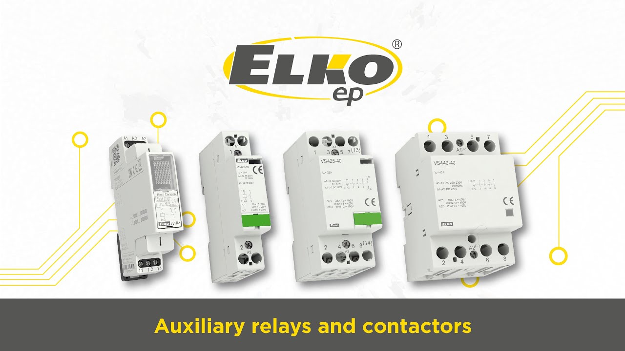 ELKO Lab: Auxiliary relays and Contactors