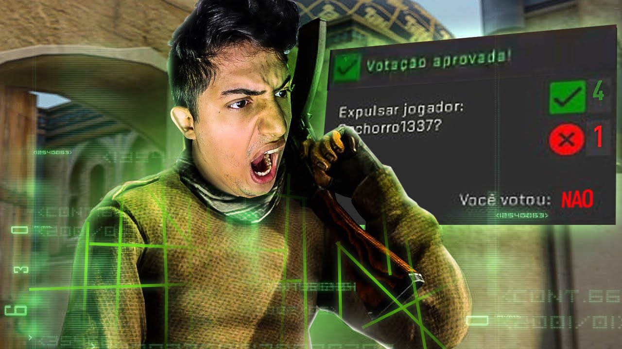 FINGI SER HACKER no CS:GO FREE & FUI KIKADO no &Uacute;LTIMO ROUND! (hacker disfar&ccedil;ado foi banido!)