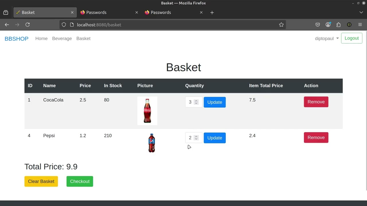 BBSHOP - Quench your thirst with a variety of beverages.