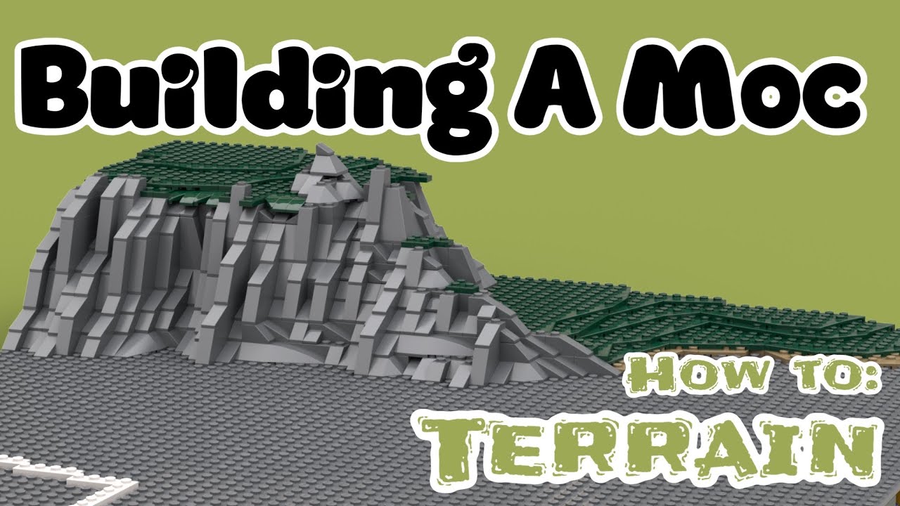 Building A MOC : Adding Rock And Mountain To The Terrain