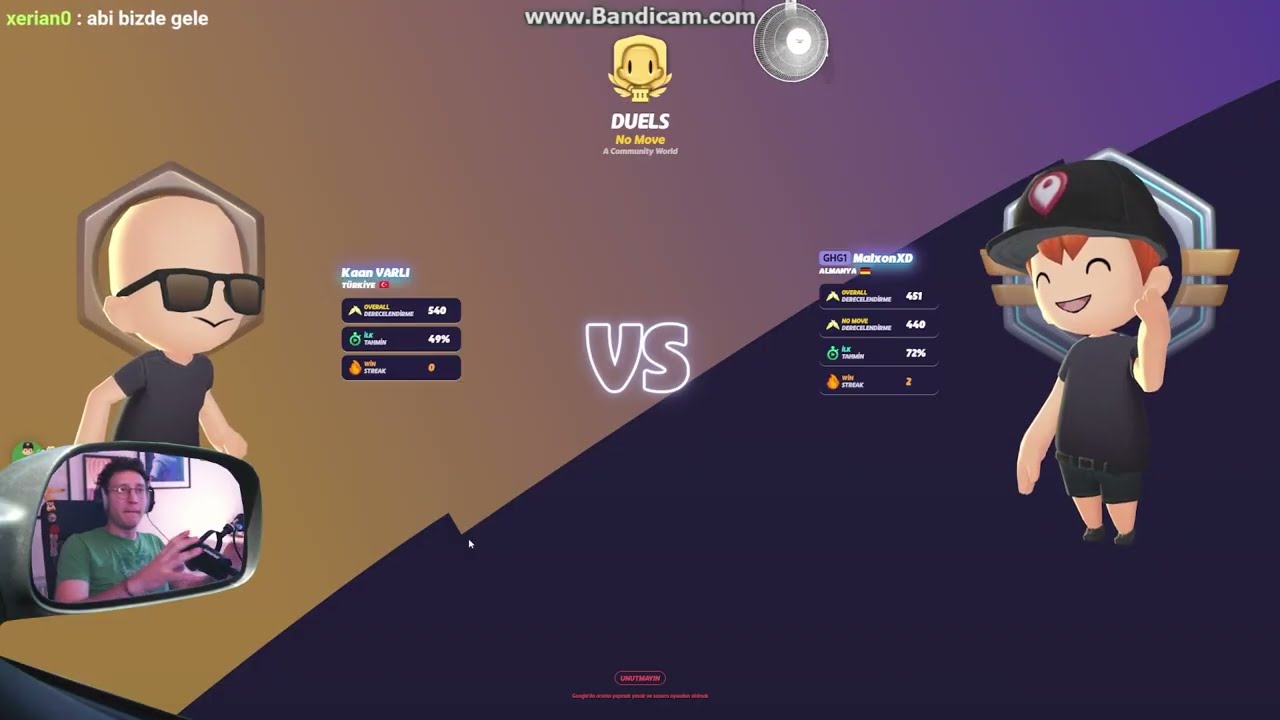 Rekabetçi Geoguessrda tokatlanmaca
