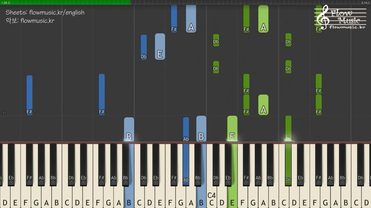 BTS (방탄소년단) - Singularity Piano Tutorial 피아노 튜토리얼 | Sheet Music