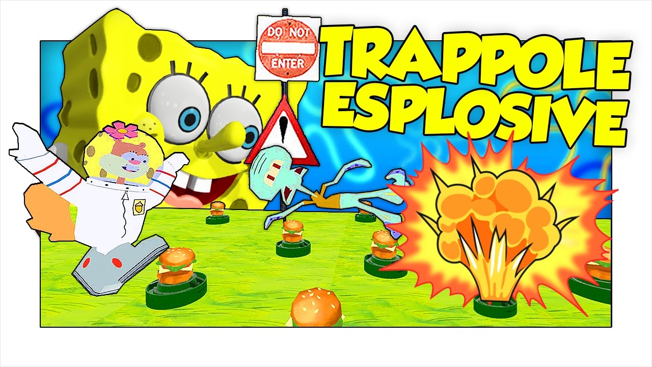 CORSA AD OSTACOLI FRA LE TRAPPOLE DI SPONGEBOB! - GMOD ITA w/ Two Players One Console