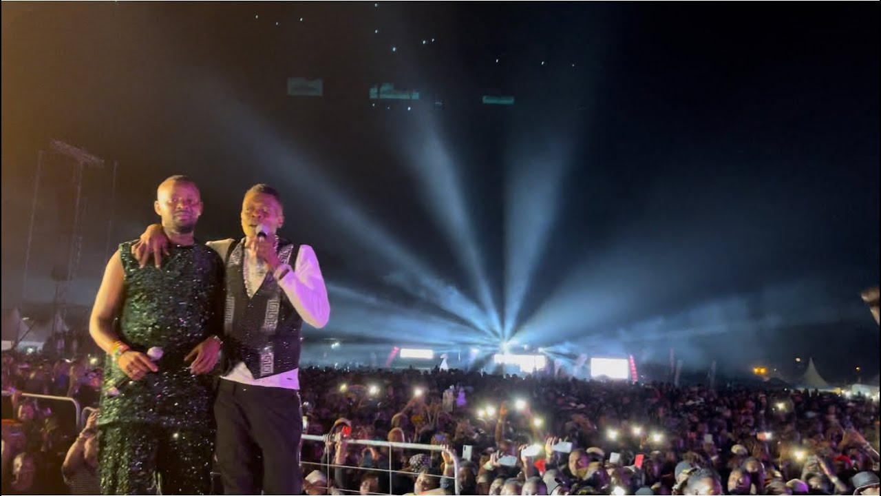 EDDY KENZO INTRODUCES JOSE CHAMELEONE 🇺🇬 LIVE ON STAGE