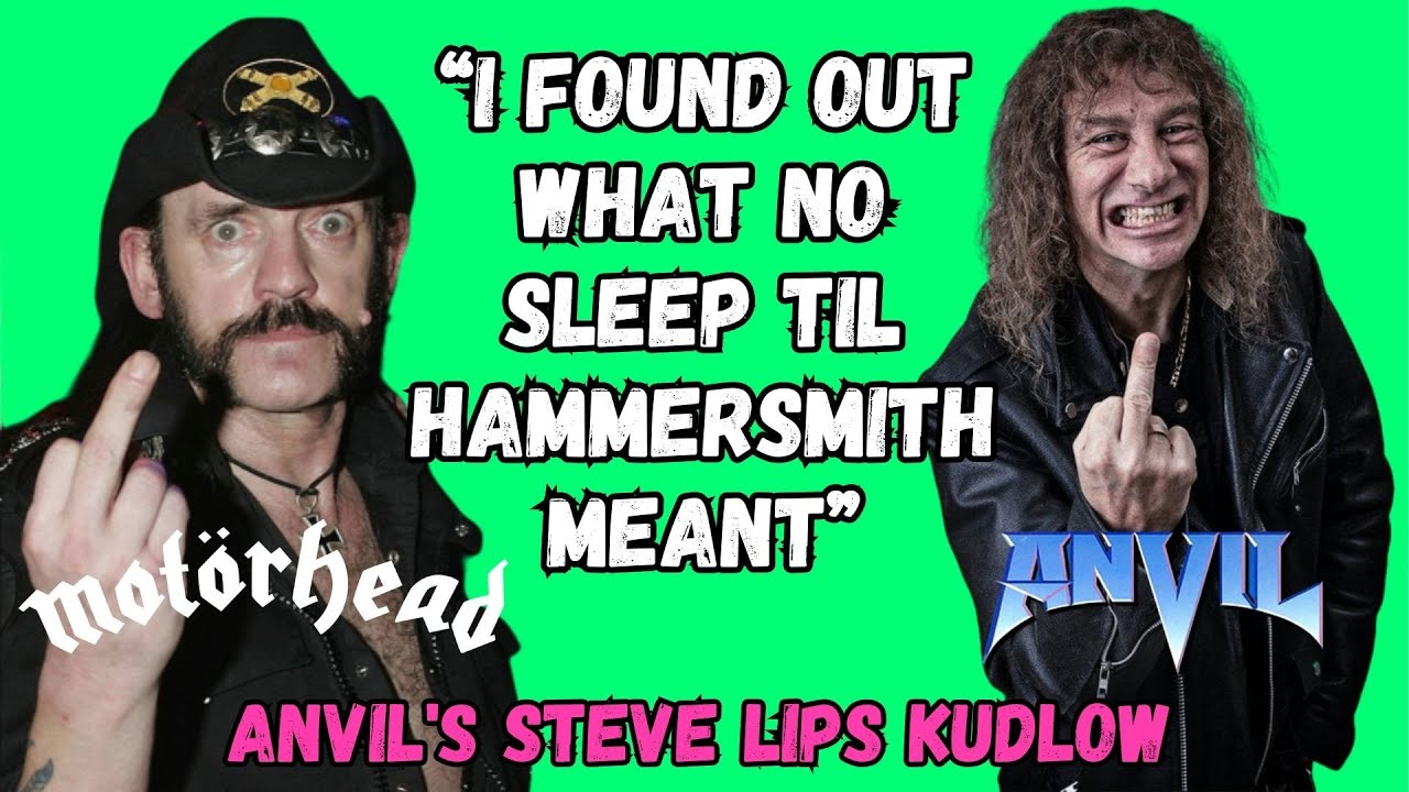 The Untold Story Of Anvil&rsquo;s Crazy Night With Lemmy From Mot&ouml;rhead &mdash; Steve LIPS Kudlow Tells All!