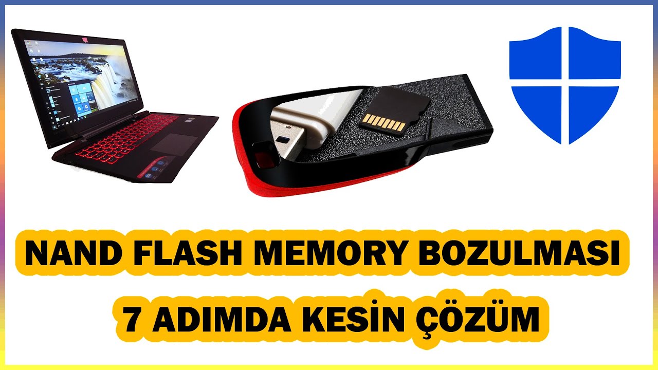 DİSK Yazmaya Karşı Korumalı Hatası 7 Adımda KESİN ÇÖZÜM | NAND FLASH MEMORY Arızası