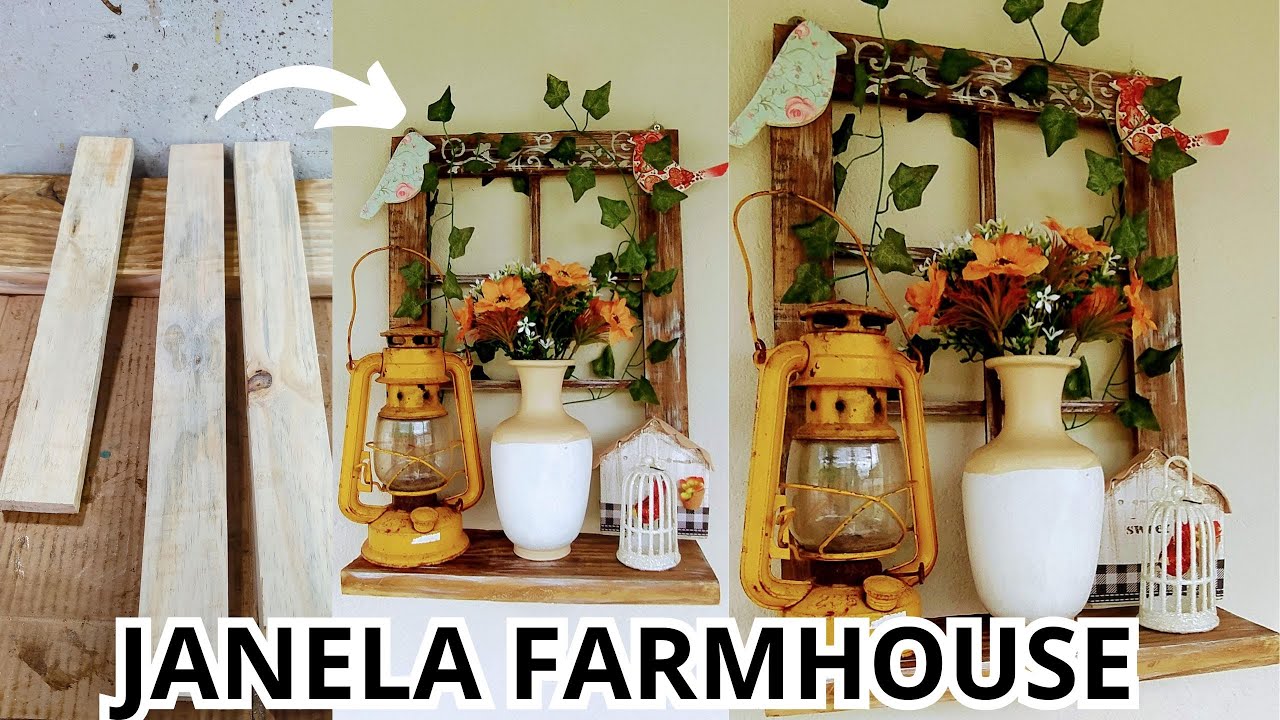 Como fazer esta linda janela Farmhouse