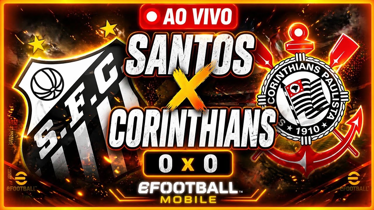 SANTOS X CORINTHIANS AO VIVO