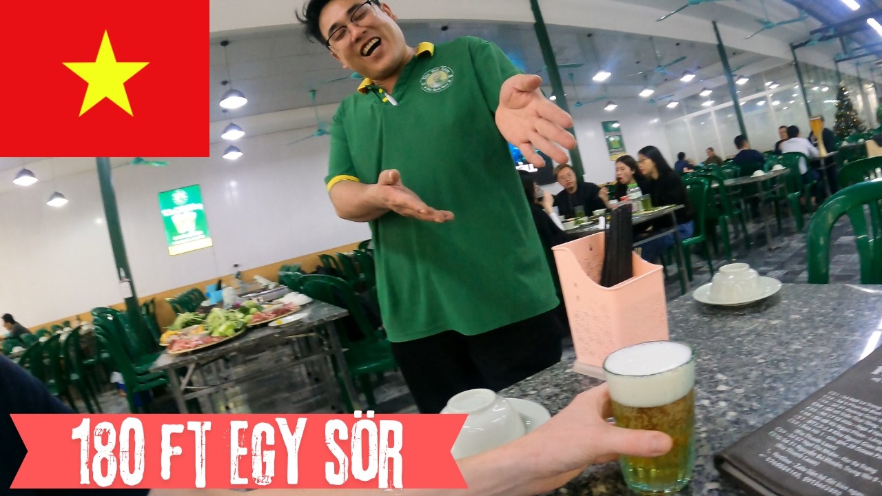 Kiváncsi vagy milyen egy Vietnámi beer-garden ? 🇻🇳