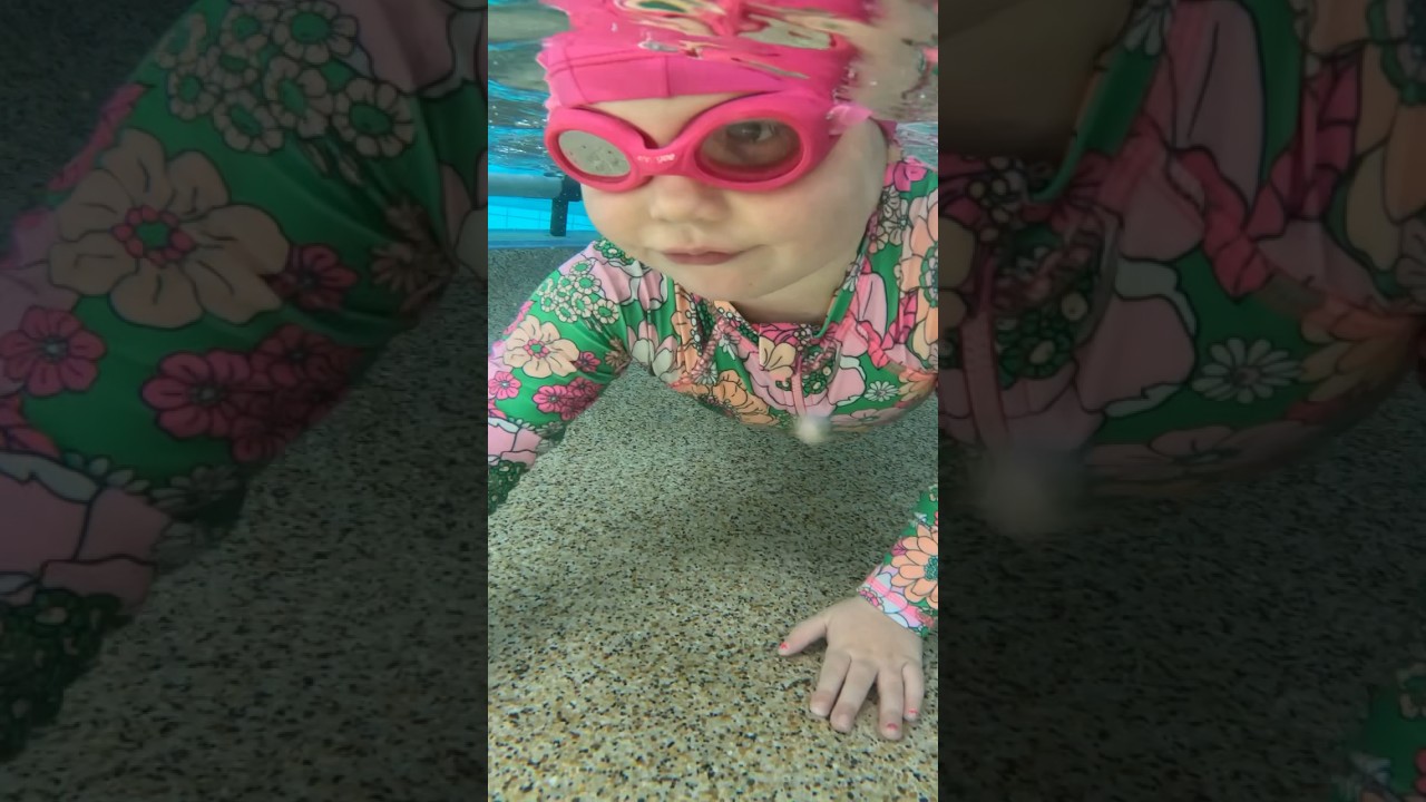 Baby Swim Water Familiarisation For Learn To Swim #underwater #pool #swimming #splash #learntoswim