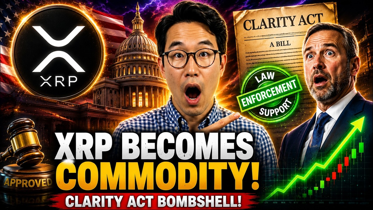 XRP News TODAY: XRP Set to Become a Commodity? Clarity Act Changes Everything