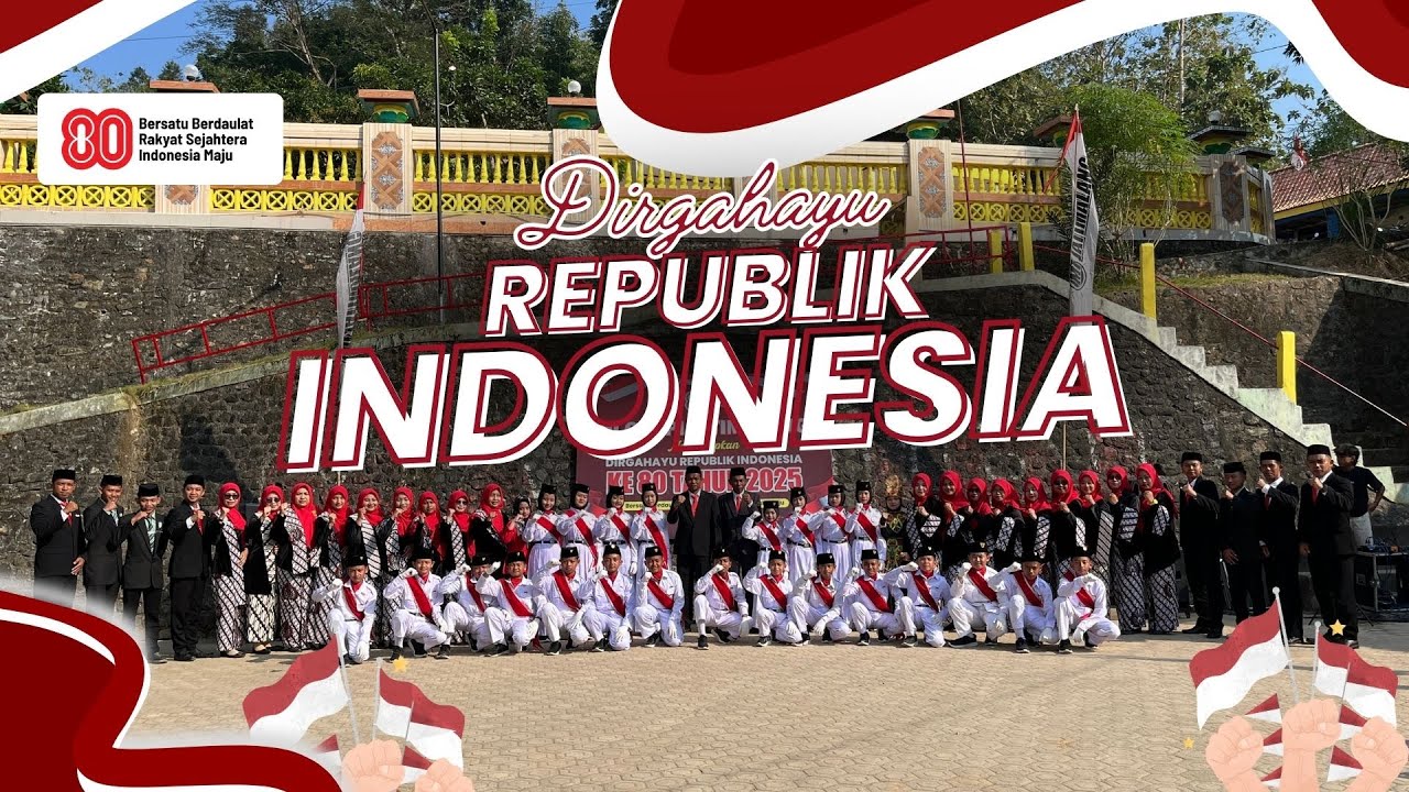PENGIBARAN BENDERA PUSAKA HUT RI KE-80 DI MI JATIMALANG