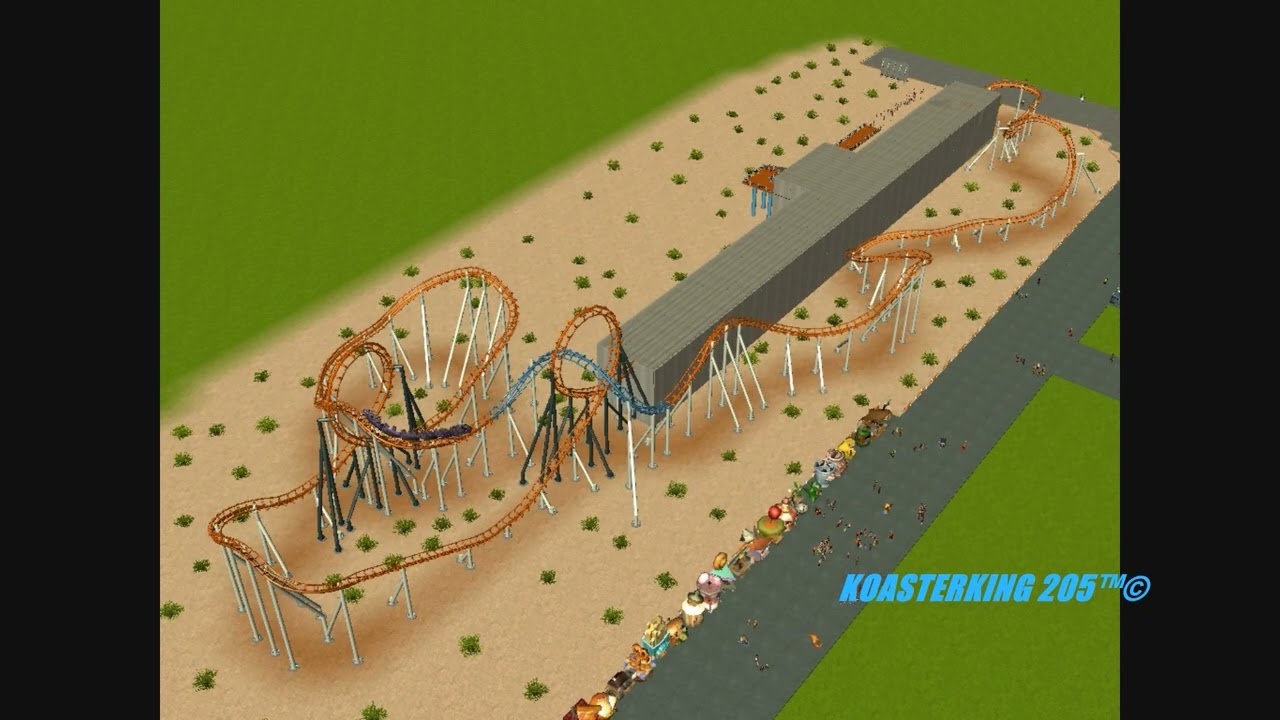 Hot Wheels Twin Mill Racer - RCT3 #hotwheels #rollercoastertycoon3 #rct3